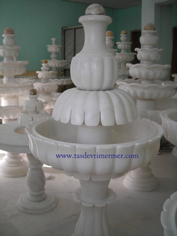 Mermer Papatya Salon Fıskiyesi